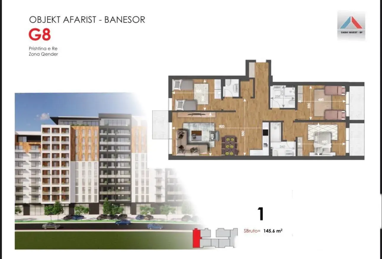 Apartament • 145.6m2