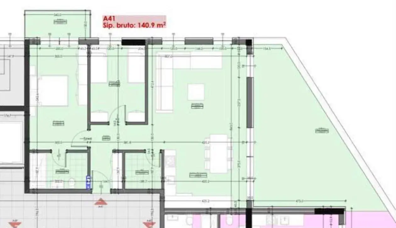 Apartament • 140.9m2