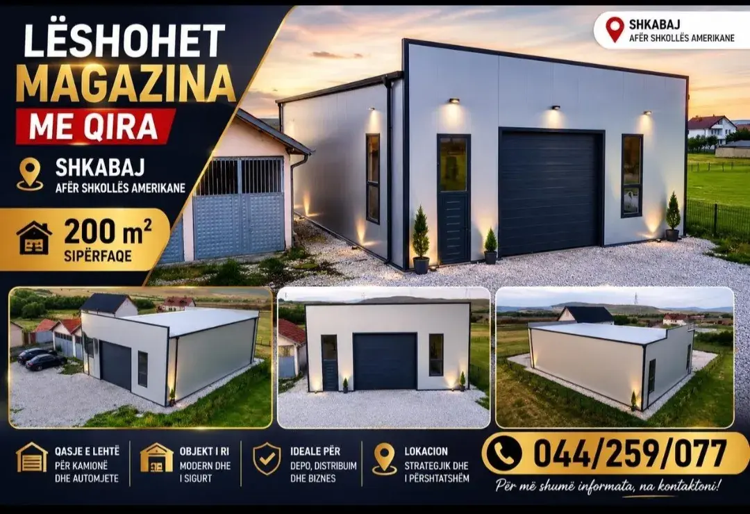 Magazinë / Depo • 200m2